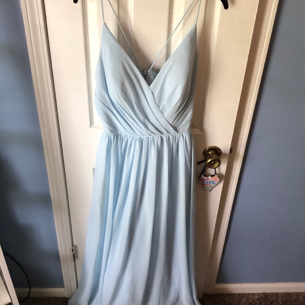 Jj’s House floor length bridesmaids dress